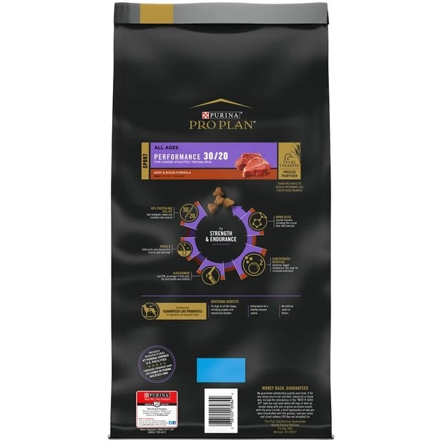 Purina Pro Plan Sport Performance 30/20 Beef & Bison Formula Dry Dog Food 2 Purina Pro Plan Sport Performance 30/20 Beef & Bison Formula Dry Dog Food - Image 2