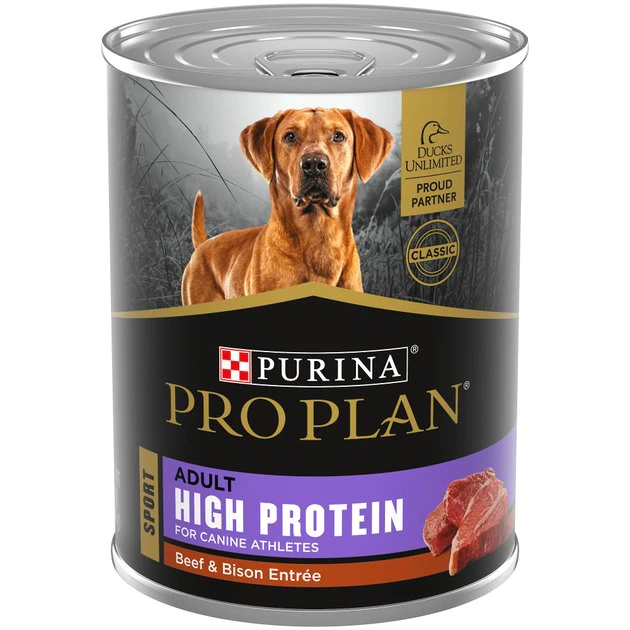 Purina Pro Plan Sport High Protein Beef & Bison Entrée Wet Dog Food 1 Purina Pro Plan Sport High Protein Beef & Bison Entrée Wet Dog Food