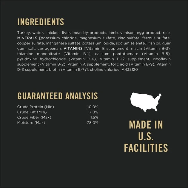 Purina Pro Plan Sport High Protein Turkey, Lamb & Venison Entrée Wet Dog Food 5 Purina Pro Plan Sport High Protein Turkey, Lamb & Venison Entrée Wet Dog Food - Image 5