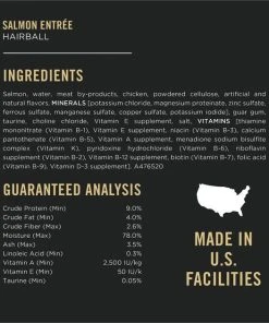 Purina Pro Plan Hairball Entrees Control Variety Pack Wet Cat Food, 3-oz can, case of 24 -Elanco Sales 336314 PT6. SY630 V1634083000