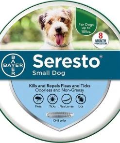 Seresto Flea & Tick Collar for Dogs, over 18 lbs + Flea & Tick Collar for Dogs, up to 18 lbs -Elanco Sales 338816 PT5. SY630 V1639523481