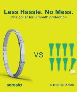 Seresto Flea & Tick Collar for Dogs, over 18 lbs + Flea & Tick Collar for Dogs, up to 18 lbs -Elanco Sales 338816 PT7. SY630 V1639535796