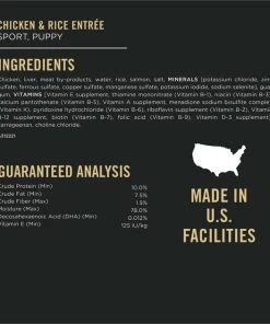 Purina Pro Plan Sport Development Puppy High Protein Beef & Rice Entrée & Chicken & Rice Entrée Variety Pack Wet Dog Food, 13-oz can, case of 12 -Elanco Sales 352976 PT6. SY630 V1638487030
