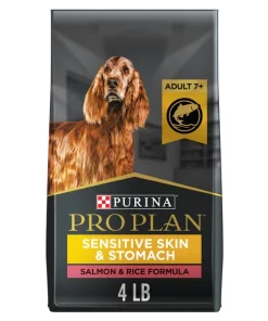 Purina Pro Plan Sensitive Skin & Stomach 7+ Salmon & Rice Formula Dry Dog Food