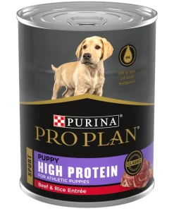 Purina Pro Plan Sport Development Puppy High Protein Beef & Rice Wet Dog Food, 13-oz can, case of 12