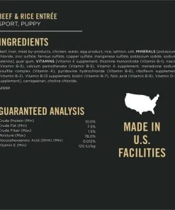 Purina Pro Plan Sport Development Puppy High Protein Beef & Rice Wet Dog Food, 13-oz can, case of 12 -Elanco Sales 352991 PT4. SY630 V1638481322