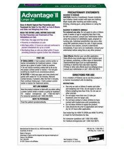 Advantage II Flea Spot Treatment for Cats, over 9 lbs + Household Spot & Crevice Spray -Elanco Sales 357278 PT2. SY630 V1657657128