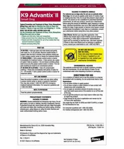 K9 Advantix||Advantage II K9 Advantix II Flea & Tick Spot Treatment for Dogs, 4-10 lbs + Advantage Yard & Premise Spray -Elanco Sales 357280 PT2. SY630 V1651617090