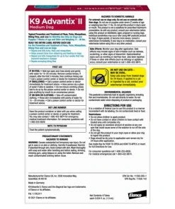 K9 Advantix||Advantage II K9 Advantix II Flea & Tick Spot Treatment for Dogs, 11-20 lbs + Advantage Yard & Premise Spray -Elanco Sales 357281 PT2. SY630 V1657657127