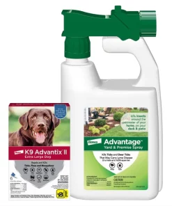 K9 Advantix||Advantage II K9 Advantix II Flea & Tick Spot Treatment for Dogs, over 55 lbs + Advantage Yard & Premise Spray