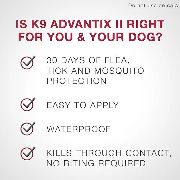 K9 Advantix||Advantage II K9 Advantix II Flea & Tick Spot Treatment for Dogs, over 55 lbs + Advantage Yard & Premise Spray 5 K9 Advantix||Advantage II K9 Advantix II Flea & Tick Spot Treatment for Dogs, over 55 lbs + Advantage Yard & Premise Spray - Image 5