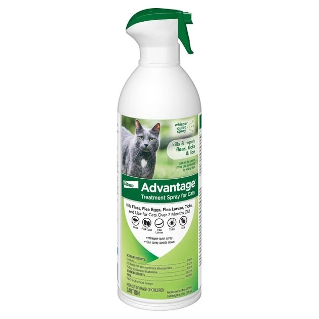 Advantage II Advantage Topical & Home & Yard Flea & Tick Spray for Cats + Household Spot & Crevice Spray 2 Advantage II Advantage Topical & Home & Yard Flea & Tick Spray for Cats + Household Spot & Crevice Spray - Image 2