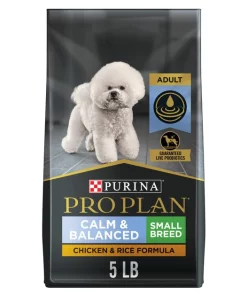 Purina Pro Plan Calm & Balanced Small Breed Chicken & Rice Formula Dog Dry Food