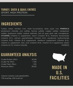 Purina Pro Plan Sport High Protein Wet Canned Dog Food Variety Pack, 13-oz, case of 24 12 Purina Pro Plan Sport High Protein Wet Canned Dog Food Variety Pack, 13-oz, case of 24 -Elanco Sales 538542 PT6. SY630 V1652466989