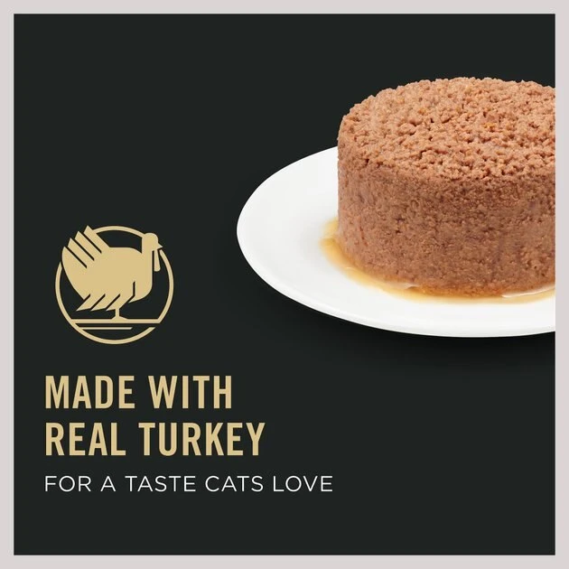 Purina Pro Plan Vital Systems 4-in-1 Turkey Pate Wet Cat Food, 3-oz can, case of 24 2 Purina Pro Plan Vital Systems 4-in-1 Turkey Pate Wet Cat Food, 3-oz can, case of 24 - Image 2