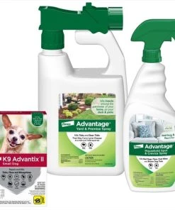 K9 Advantix||Advantage||Advantage Flea & Tick - K9 Advantix II Flea & Tick Spot Treatment for Dogs, 4-10 lbs, 6 Doses (6-mos. supply) + 2 other items
