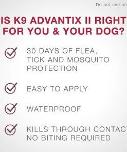 K9 Advantix||Advantage||Advantage Flea & Tick - K9 Advantix II Flea & Tick Spot Treatment for Dogs, 11-20 lbs, 6 Doses (6-mos. supply) + 2 other items -Elanco Sales 546966 PT4. SY630 V1657659304