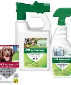 K9 Advantix||Advantage||Advantage Flea & Tick - K9 Advantix II Flea & Tick Spot Treatment for Dogs, over 55 lbs, 6 Doses (6-mos. supply) + 2 other items