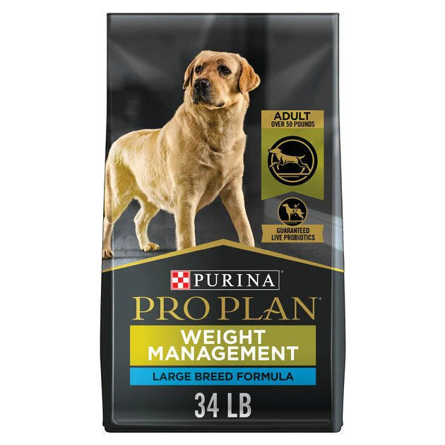 Purina Pro Plan Adult Large Breed Weight Management Chicken & Rice Formula Dry Dog Food 1 Purina Pro Plan Adult Large Breed Weight Management Chicken & Rice Formula Dry Dog Food