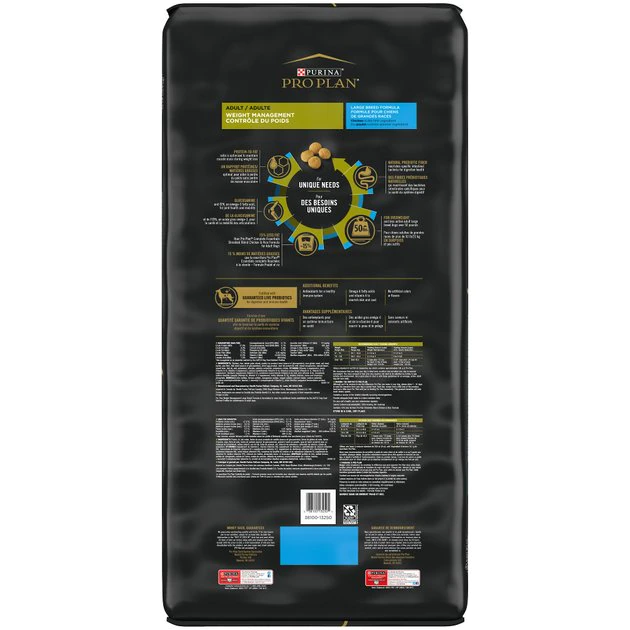 Purina Pro Plan Adult Large Breed Weight Management Chicken & Rice Formula Dry Dog Food 2 Purina Pro Plan Adult Large Breed Weight Management Chicken & Rice Formula Dry Dog Food - Image 2
