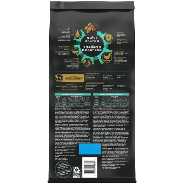 Purina Pro Plan Puppy Small Breed Chicken & Rice Formula Dry Dog Food 2 Purina Pro Plan Puppy Small Breed Chicken & Rice Formula Dry Dog Food - Image 2