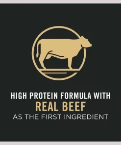 Purina Pro Plan Adult Shredded Blend Beef & Rice Formula Dry Dog Food -Elanco Sales 67506 PT3. SY630 V1649196685