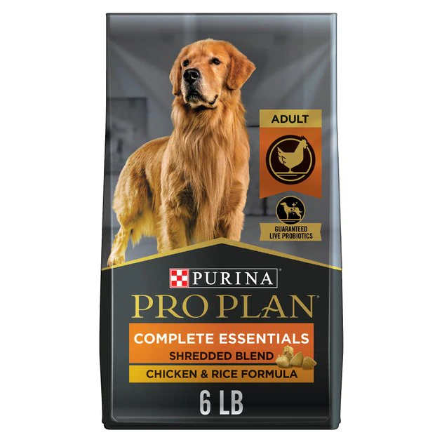 Purina Pro Plan High Protein Shredded Blend Chicken & Rice Formula with Probiotics Dry Dog Food 1 Purina Pro Plan High Protein Shredded Blend Chicken & Rice Formula with Probiotics Dry Dog Food