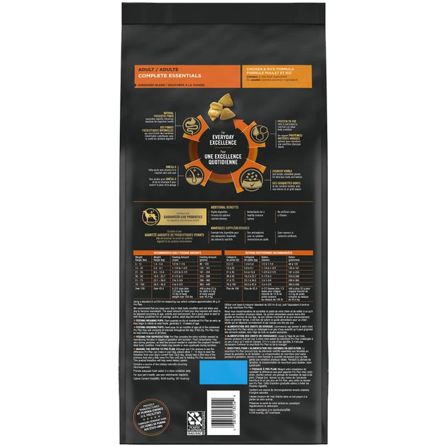 Purina Pro Plan High Protein Shredded Blend Chicken & Rice Formula with Probiotics Dry Dog Food 2 Purina Pro Plan High Protein Shredded Blend Chicken & Rice Formula with Probiotics Dry Dog Food - Image 2