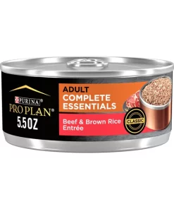 Purina Pro Plan Savor Adult Classic Beef & Brown Rice Entree Canned Dog Food