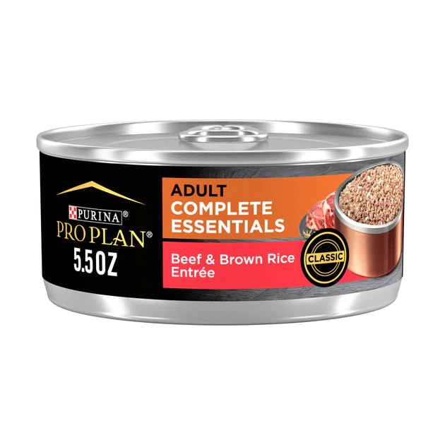 Purina Pro Plan Savor Adult Classic Beef & Brown Rice Entree Canned Dog Food 1 Purina Pro Plan Savor Adult Classic Beef & Brown Rice Entree Canned Dog Food