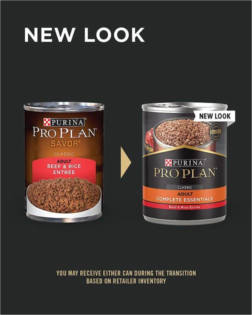 Purina Pro Plan High Protein Pate, Beef & Rice Entree Wet Dog Food 2 Purina Pro Plan High Protein Pate, Beef & Rice Entree Wet Dog Food - Image 2