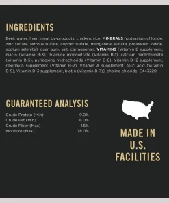 Purina Pro Plan High Protein Pate, Beef & Rice Entree Wet Dog Food 13 Purina Pro Plan High Protein Pate, Beef & Rice Entree Wet Dog Food -Elanco Sales 67535 PT4. SY630 V1634250385