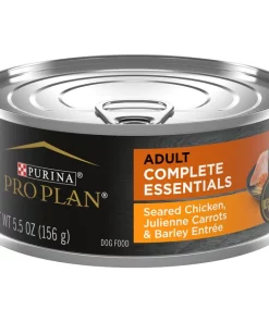 Purina Pro Plan Adult Seared Chicken, Julienne Carrots & Barley Entree in Gravy Canned Dog Food