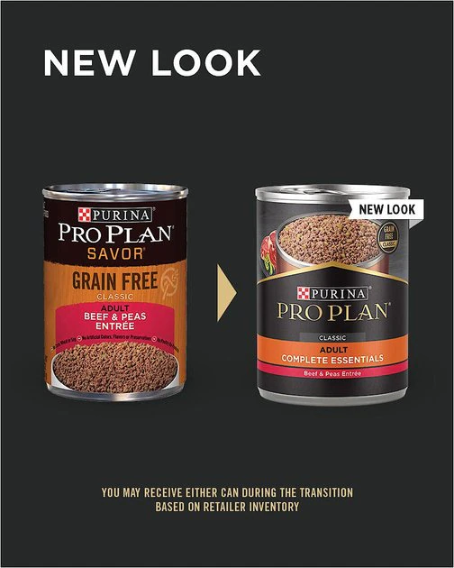 Purina Pro Plan Savor Grain-Free Adult Beef & Peas Entree Canned Dog Food 2 Purina Pro Plan Savor Grain-Free Adult Beef & Peas Entree Canned Dog Food - Image 2