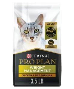 Purina Pro Plan Adult Weight Management Chicken & Rice Formula Dry Cat Food