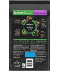 Purina Pro Plan Adult Indoor Hairball Management Turkey & Rice Formula Dry Cat Food -Elanco Sales 67897 PT2. SY630 V1649134698