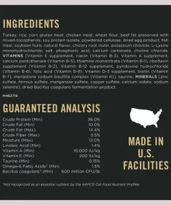 Purina Pro Plan Adult Indoor Hairball Management Turkey & Rice Formula Dry Cat Food -Elanco Sales 67897 PT6. SY630 V1649203585