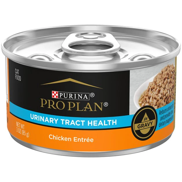 Purina Pro Plan Gravy Chicken Entrée Urinary Health Tract Cat Food 1 Purina Pro Plan Gravy Chicken Entrée Urinary Health Tract Cat Food