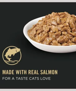 Purina Pro Plan Focus Adult Indoor Care Salmon & Rice Entree in Sauce Canned Cat Food -Elanco Sales 67915 PT2. SY630 V1657661024