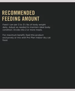 Purina Pro Plan Focus Adult Indoor Care Salmon & Rice Entree in Sauce Canned Cat Food -Elanco Sales 67915 PT8. SY630 V1653491185