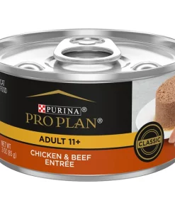 Purina Pro Plan Focus Adult 11+ Classic Chicken & Beef Entree Canned Cat Food