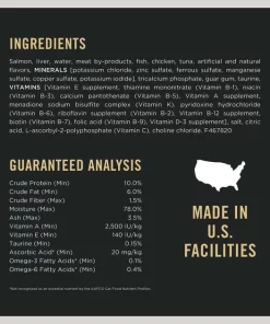 Purina Pro Plan Focus Adult 11+ Classic Salmon & Tuna Entree Canned Cat Food -Elanco Sales 67921 PT4. SY630 V1636675013