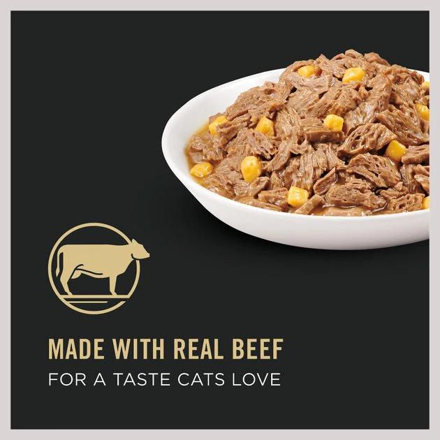 Purina Pro Plan High Protein Beef & Cheese Entree in Gravy Wet Cat Food 2 Purina Pro Plan High Protein Beef & Cheese Entree in Gravy Wet Cat Food - Image 2