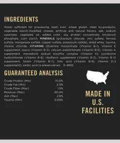 Purina Pro Plan High Protein Beef & Cheese Entree in Gravy Wet Cat Food 12 Purina Pro Plan High Protein Beef & Cheese Entree in Gravy Wet Cat Food -Elanco Sales 67938 PT5. SY630 V1649690487