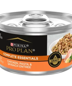 Purina Pro Plan Chicken, Pasta & Spinach Entree in Gravy Canned Cat Food