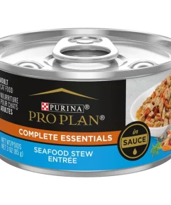 Purina Pro Plan Adult Seafood Stew Entree in Sauce Canned Cat Food