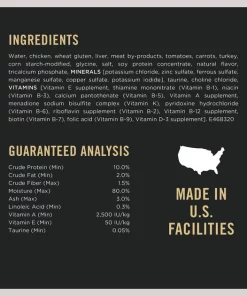 Purina Pro Plan Adult White Meat Chicken & Vegetable Entree in Gravy Canned Cat Food -Elanco Sales 67972 PT4. SY630 V1647904659