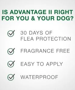 Advantage II Flea Spot Treatment for Dogs, over 55 lbs -Elanco Sales 73928 PT6. SY630 V1524856929