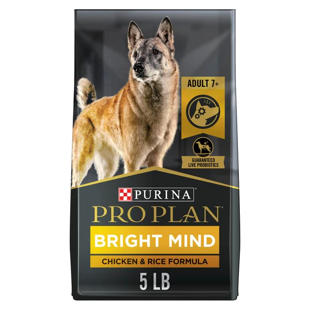 Purina Pro Plan Bright Mind Adult 7+ Chicken & Rice Formula Dry Dog Food 1 Purina Pro Plan Bright Mind Adult 7+ Chicken & Rice Formula Dry Dog Food