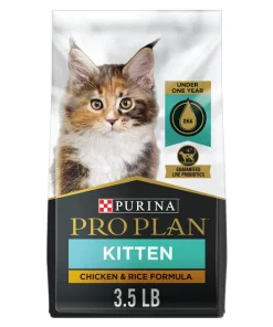 Purina Pro Plan Kitten Chicken & Rice Formula Dry Cat Food